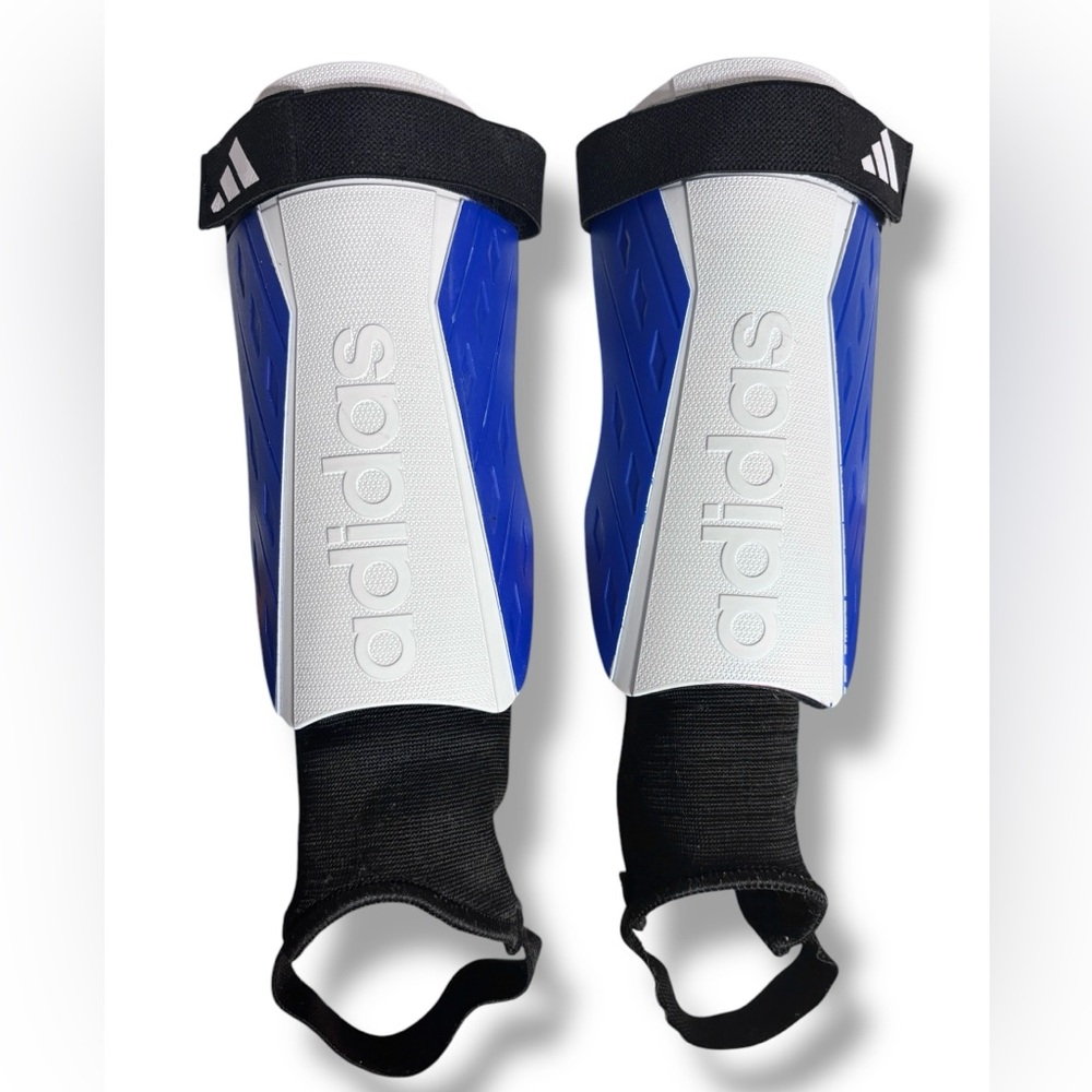 ADIDAS Tiro MLS Shin Guards Youth Large Blue & White